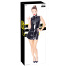Black Level Robe Vinyl Dress Zip Noire